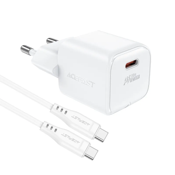 Зарядний пристрій ACEFAST A73 mini USB-C 20W білий Київ