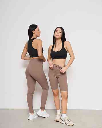 Велосипедки женские в рубчик Nicoletta 10075 XL, Бежевый Киев