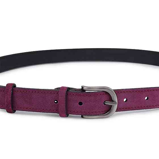 Выразительный замшевый женский ремень Vintage 20792 Фиолетовый Киев