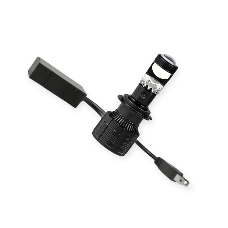 Автолампа H7 12V-24V EUROTUN NL19 60W 10000L 6000K радиатор и вентилятор линза обманка LED Мукачево - изображение 2