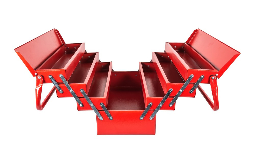 Скриня для інструментів MASTERTOOL металева 550 мм 4 яруси/7 відділень 79-5507 Коломия - фото 2