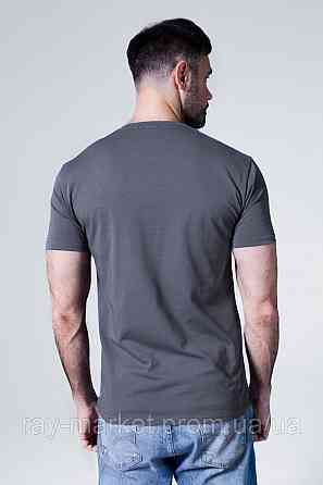 Футболка базова Ray Premium Fit чоловіча темно-сіра (U0102-Dark Grey) XL Київ