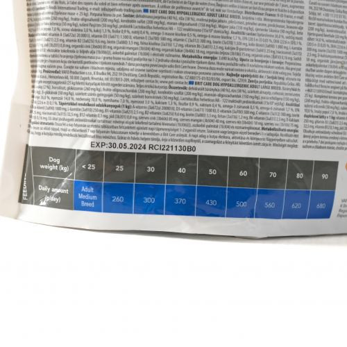 Корм сухой Brit Care Dog Hypoallergenic Adult Large Breed для взрослых собак больших пород с ягненком 3 кг Киев - изображение 6