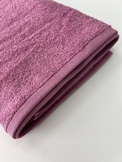 Полотенце махровое Ideal Textile однотонное 50х90 см 360 г/м2 (56861134) Для рук и лица, пудра Черновцы - изображение 6