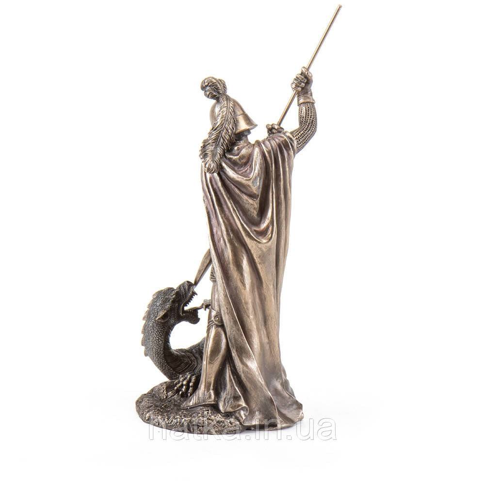 Статуэтка Veronese Георгий Победоносец 30х10 см  полистоун с бронзовым покрытием  75816A4 Киев - изображение 2