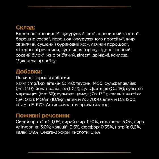 Сухой диетический корм для взрослых кошек для поддержания функции почек при хронической болезни почек на ранних стадиях, 350 г Киев