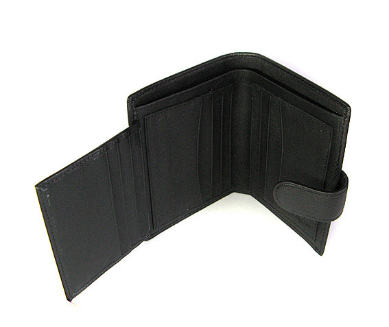 Гаманець чоловічий зі шкіри чорний Dr. Bond Київ - фото 2