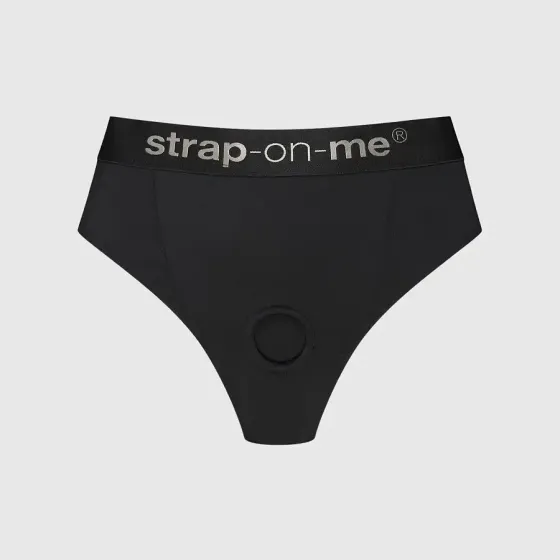 Трусики с фиксацией дилдо Strap-On-Me Harness Lingerie Idole - XS - Black Львов