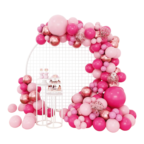 Набір повітряних куль для вечірки, дня народження, весілля, рожеві Кам'янець-Подільський