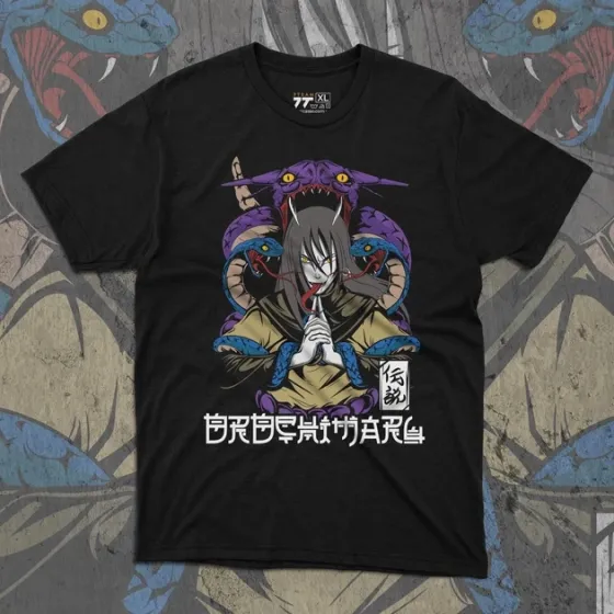 Футболка чоловіча з  принтом Наруто Орочімару Розмір 48 Anime0151 Дніпро