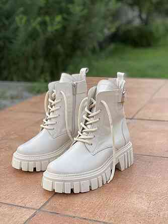 Без бренда Черевики жіночі M.KRAFT 21-153 бежеві (зима, шкіра натуральна) (4837) 37 Коломыя