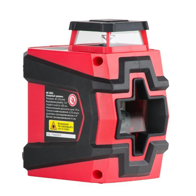 Рівень лазерний, 360°, 2 лазерні головки INTERTOOL MT-3052 Київ - фото 6