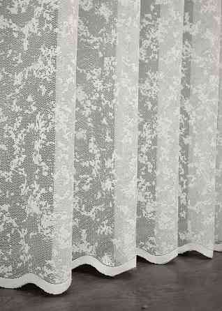 Тюль из ткани жаккард, цвет кремовый 1422т Киев