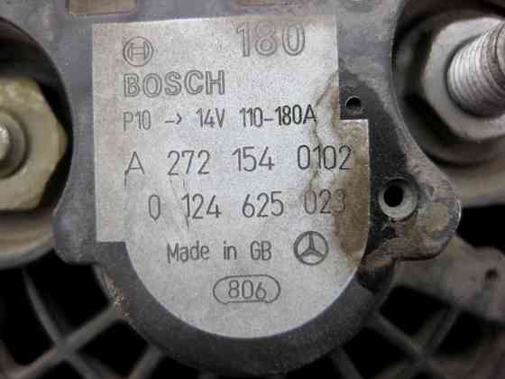 Mercedes-Benz  A2721540102 Генератор Bosch 14V 180A для двигунів M272 V6 3.0 3.5л M273 V8 5.5л OM642 cdi OM 646 R4 2.2 Одеса