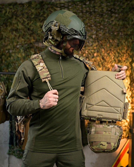 Плитоноска 4 точки быстрый сброс frion   с напашником   ПП7889 Одесса - изображение 9