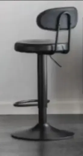 Стул для визажиста, бровистая, барный со спинкой (Цвета в ассортименте) Черный Киев - изображение 5