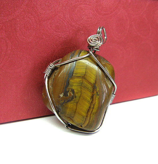 Кулон из тигрового глаза Киев - изображение 1
