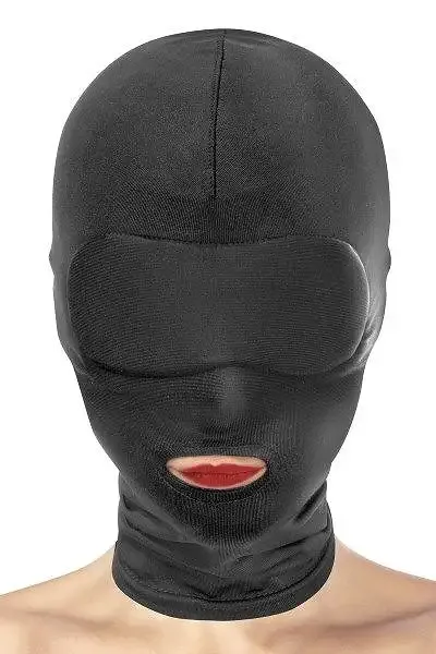 Капюшон для БДСМ з відкритим ротом Fetish Tentation Open Mouth Hood Львів - фото 1