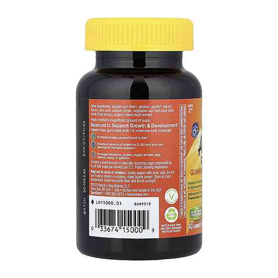 Вітаміни Nature's Way Alive! Zero Sugar Kid's - 40 gummies Луцьк