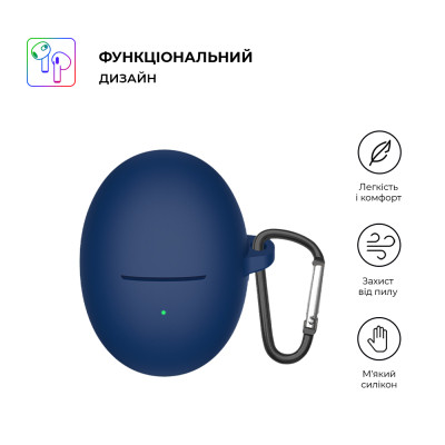 Чохол для навушників Armorstandart Hang Case для Huawei FreeBuds 5 Dark Blue (ARM80460) Вінниця - фото 2
