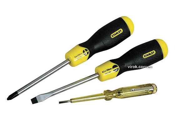Набір викруток STANLEY "Cushion Grip", 3 шт. Одеса
