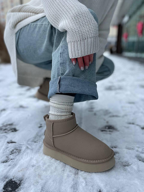 ITTS Угги жіночі ITTS капучіно натуральна шкіра зима низький хід 37-41рр (5737) Коломия - фото 1