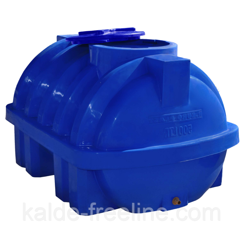 Ємність горизонтальна двошарова з ребром RGD 750 Р (140*103*87) d35 Харків - фото 1