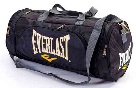 Сумка спортивна EVERLAST 55х28 кругла чорна GA-016-BK Київ