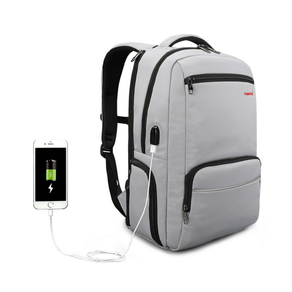 Рюкзак міський повсякденний Tigernu T-B3319 15.6" Silver grey T-B3319 Одеса - фото 3