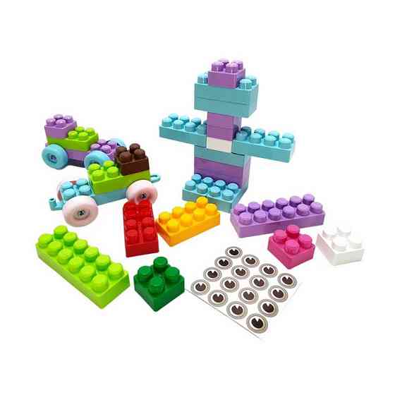 Детский блочный конструктор 