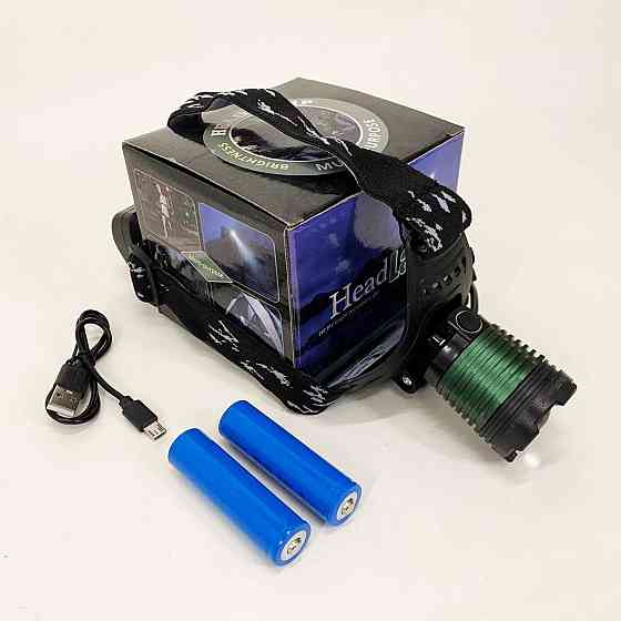 Наголовний ліхтар Police, Налобний ліхтар для автомеханіка, на голову для ЗСУ Ліхтарик на лоб SH-82 Львів