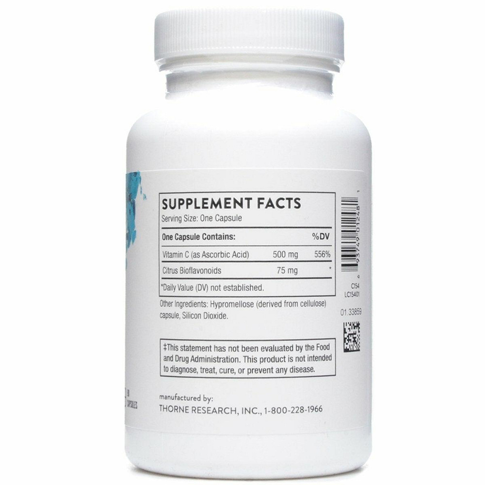 Вітамін С з біофлавоноїдами Thorne  Vitamin C 90 капс Київ - фото 2