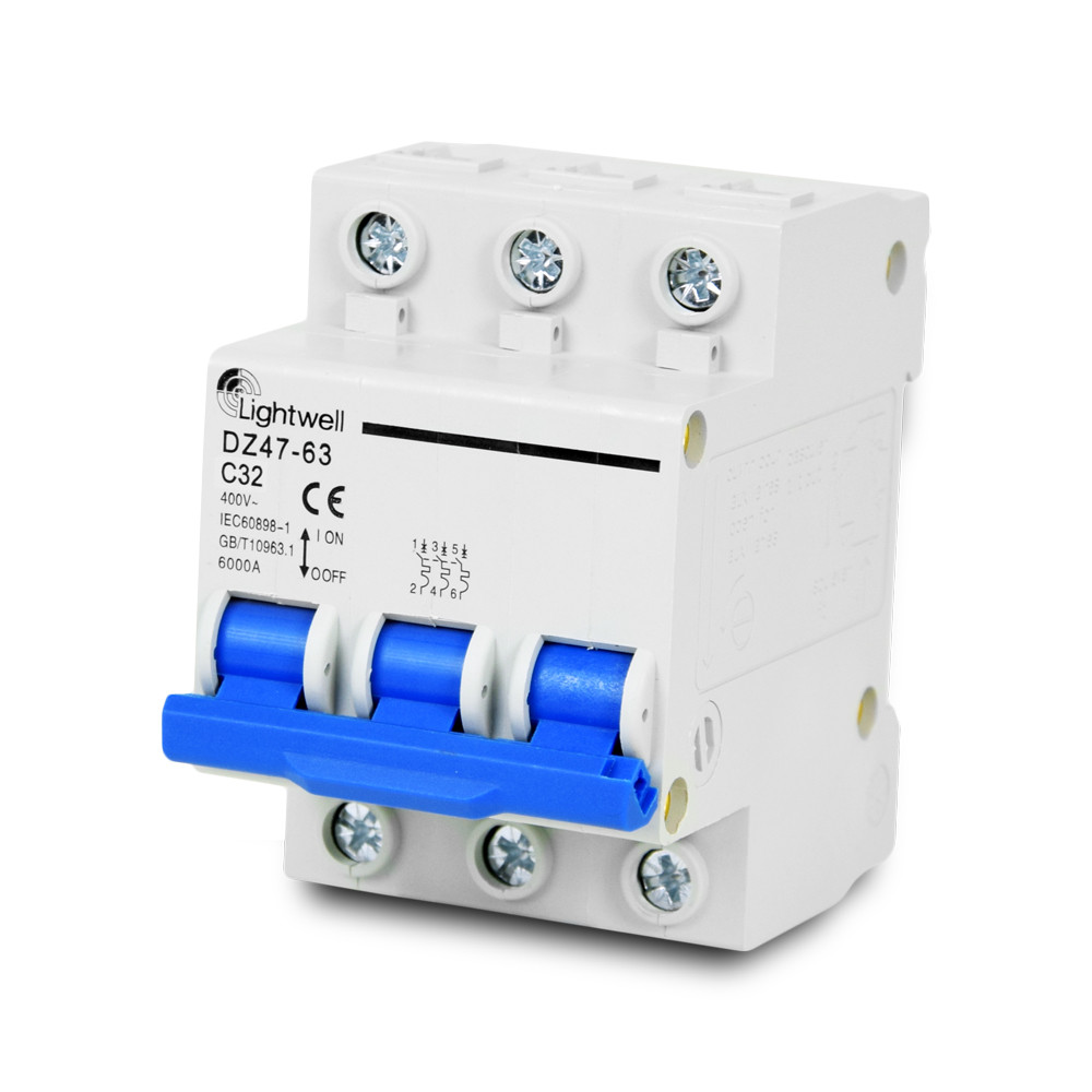 Автоматичний вимикач Lightwell MCB 3P 32A (DZ-47-63 C32) Киев - изображение 1