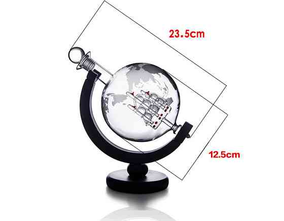 Набір Декантер Глобус 2 келиха, Штоф, Графін для міцних напоїв Кременчук