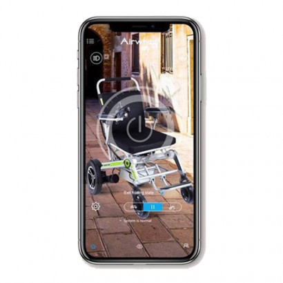 Складна інвалідна електроколяска з керуванням 3 в 1 Airwheel H3T до 130 кг Дніпро - фото 10