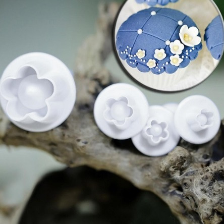 Плунжери кондитерскі Квіти 4 штуки білий Київ - фото 8