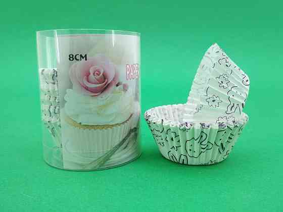 Паперові формочки для випікання кексів (8 см) 100 шт (1 уп.) Харків