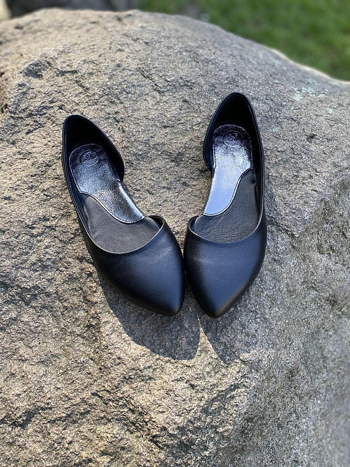 ALEX BELL Балетки жіночі ALEX BELL 700Z/1-1-20AP чорні (весна-осінь, шкіра натуральна) (3100) 3 Коломия - фото 10