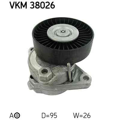 Натягувач ременя з роликом SKF VKM 38026 Вінниця