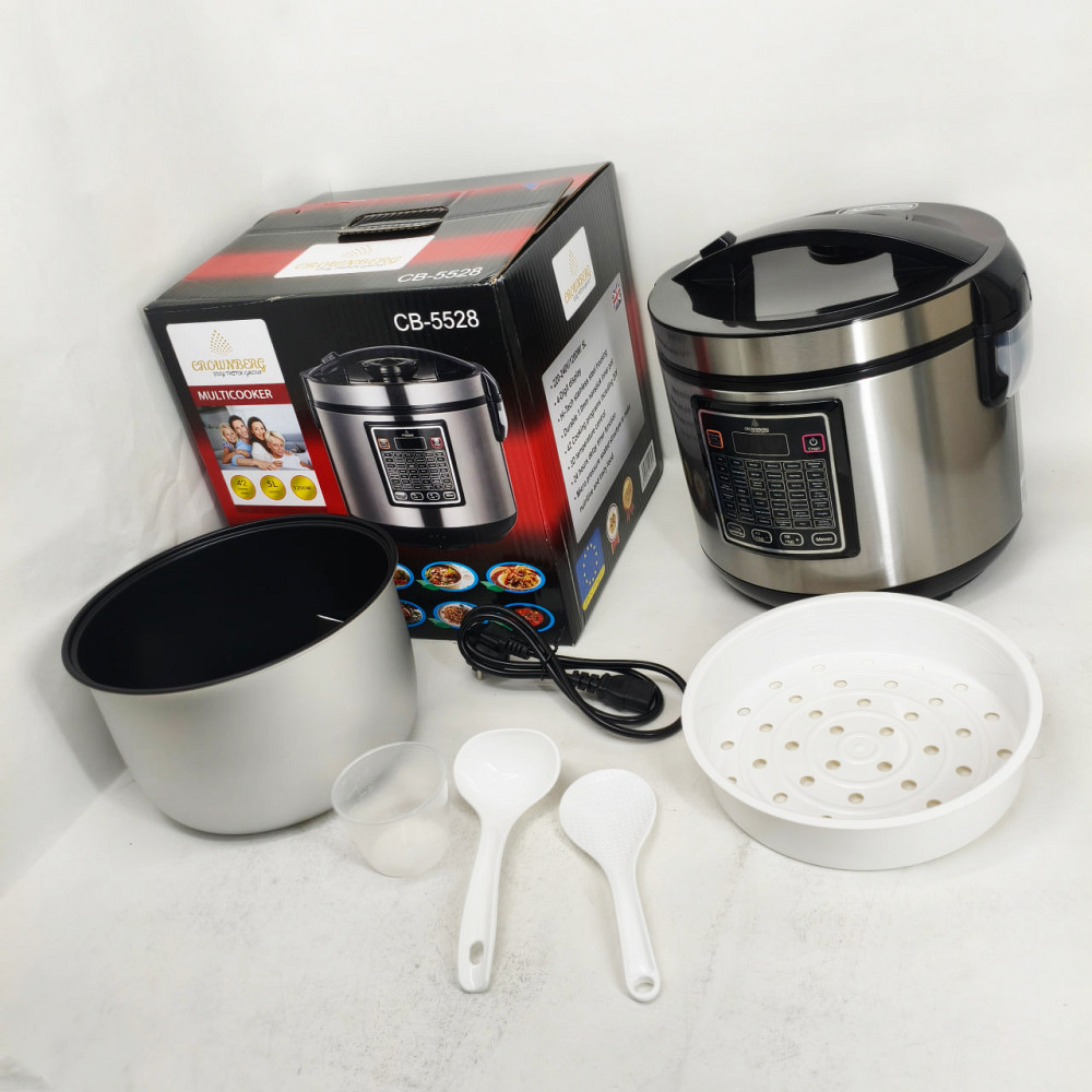 Мультиварка 30 программ Crownberg CB-5528 5л 1000Вт электронное управление с дисплеем и функцией скороварки HM-31 Львов - изображение 6