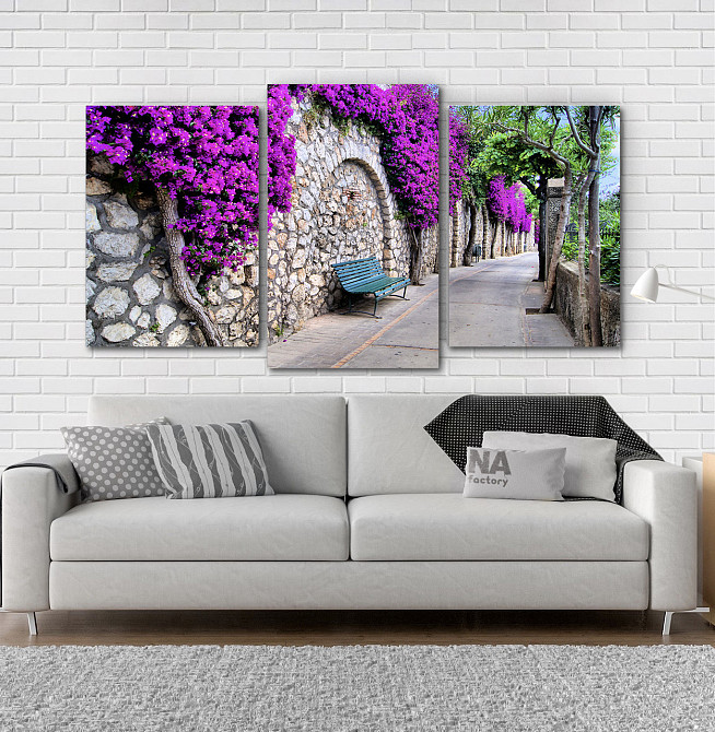 Модульна картина Квіткова Алея Art-164_3 Київ - фото 2