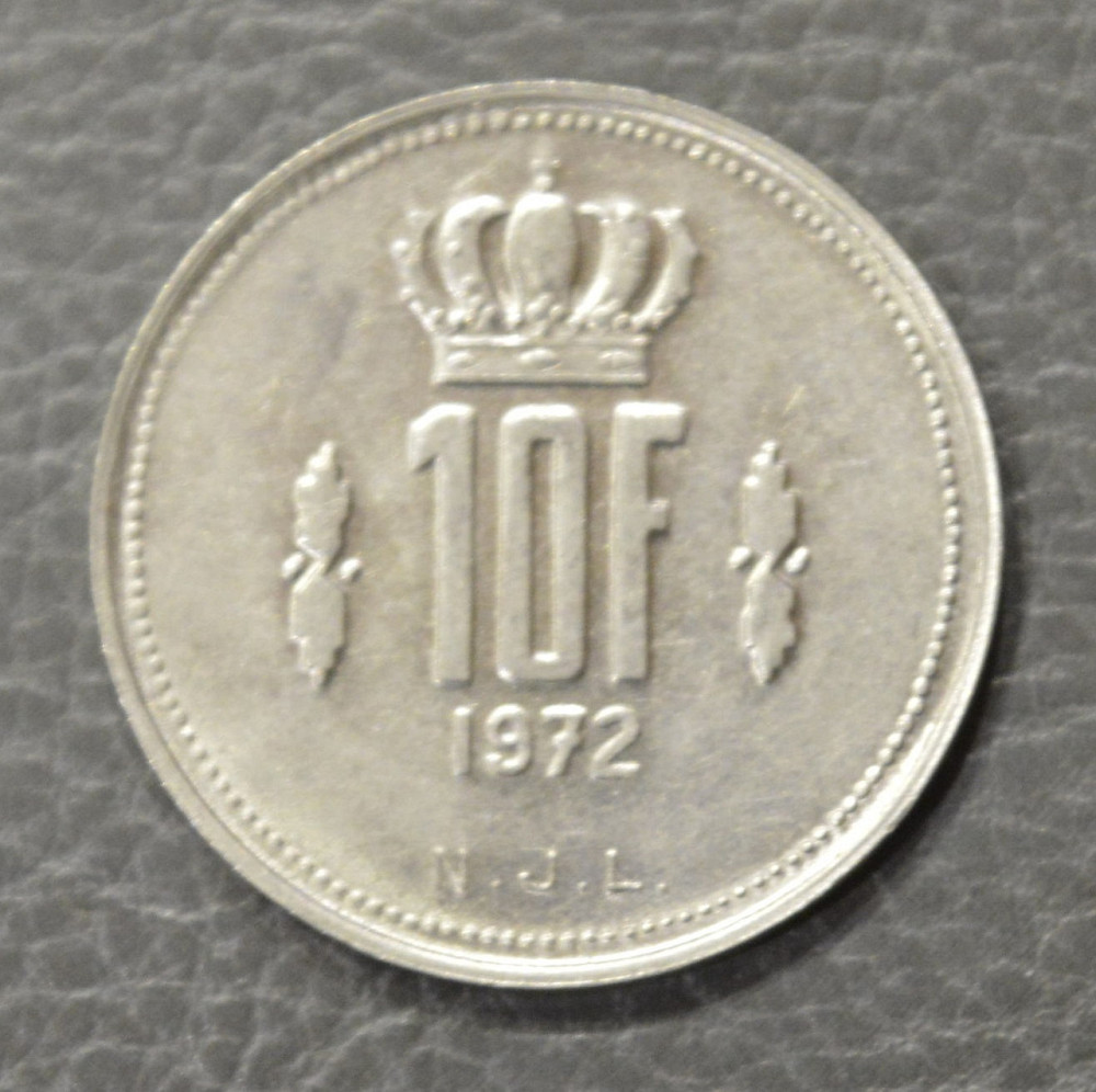 Люксембург 10 франків 1972 рік (АЗ) Полтава - фото 1