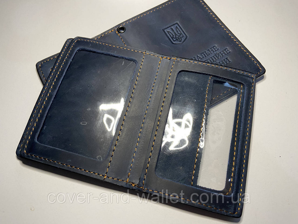 Обкладинка на посвідчення Національне антикорупційне бюро України (НАБУ) PS Leather Київ - фото 6
