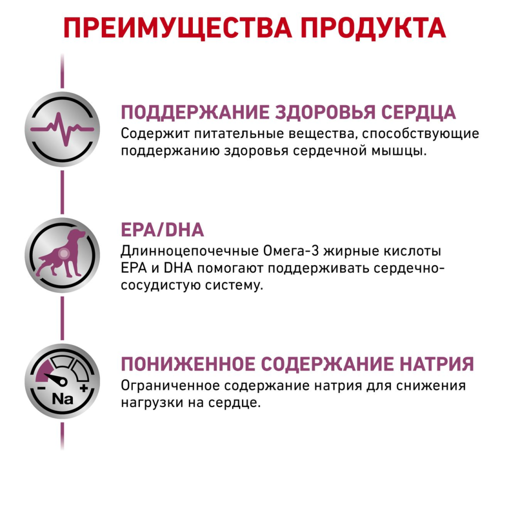 Роуал Canin Cardiac (Рояв Канін Кардіак) сухий корм для собак при серцевій недостатності 2 кг. Запоріжжя - фото 2