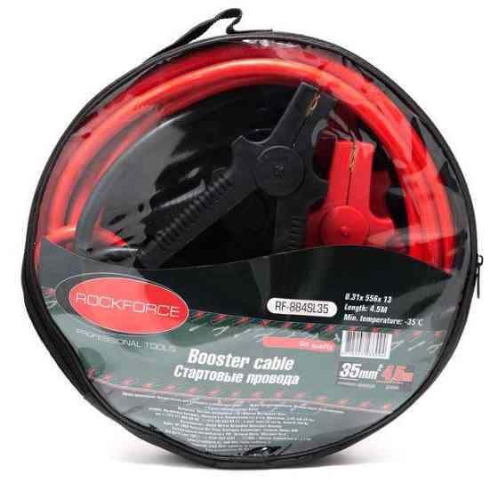 Стартовые провода 1000 Ампер, 4.5м (морозостойкая изоляция), в чехле ROCKFORCE RF-884SL35 Одесса