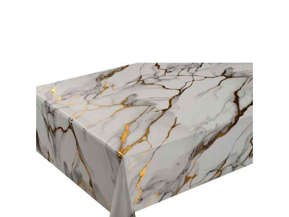 Клейонка Marble на тканевій основі 1,37м х 20м ПВХ 5314 ТМ STENSON Київ - фото 1