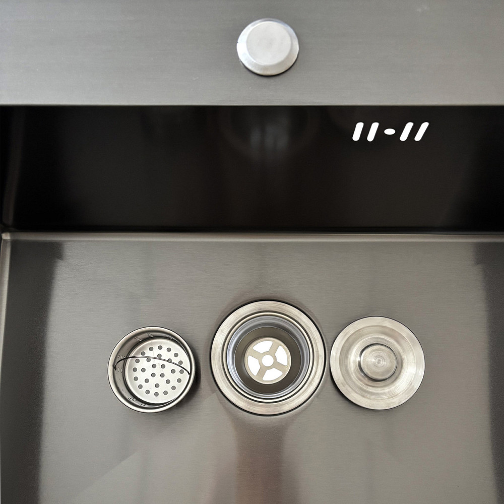 Мийка кухонна 3mm 500х450 Графіт 5045HG Mira (000032090) Київ - фото 9