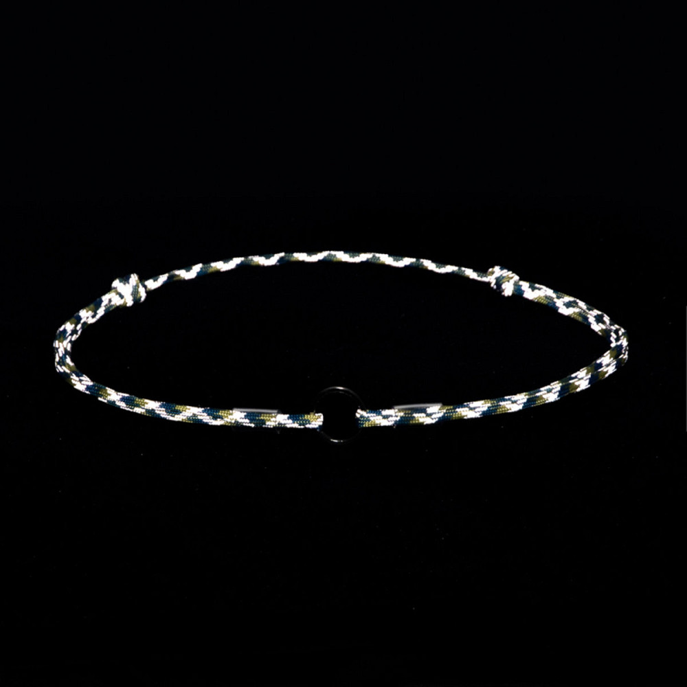 Шнурок для адресника из паракорда WAUDOG Smart ID, светоотражающий, Colors of freedom, размер М, диаметр 4 мм, длина 42-76 см Киев - изображение 4