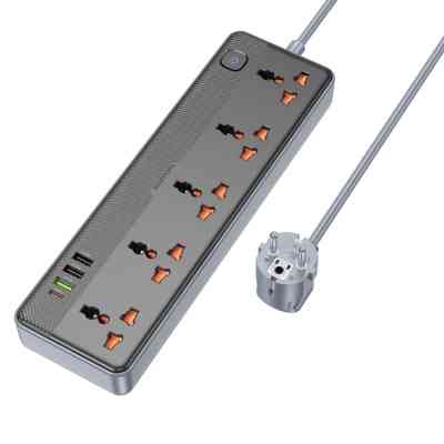 Мережевий подовжувач BOROFONE BAC5A (6941991111501) Вінниця