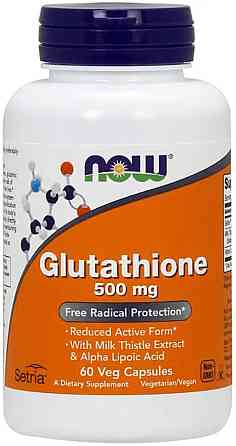 Глутатіон Now Foods Glutathione 500 мг 60 вег капсул Київ